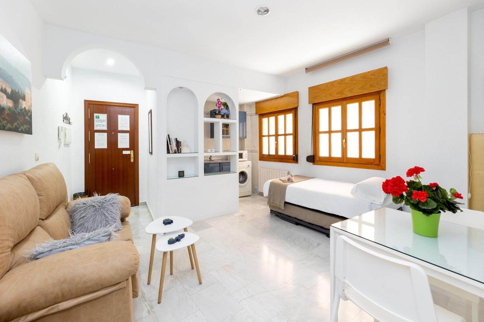 Apartamento Adultos Centro Nueva De La Virgen 2 Free Parking Granada Esterno foto